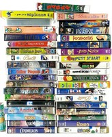 37 VHS dont la plupart de DISNEY et pour enfant