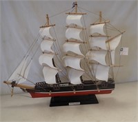 "CUTTY SARK, 1869" SHIP MODEL, 18" LONG X 16" HIGH