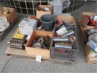 LOT, MISC TIRES & CASTERS ON THIS PALLET