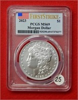 2023 Morgan Silver Dollar PCGS MS69