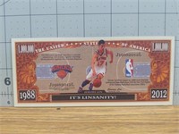 Jeremy Lin Banknote