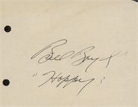 William Boyd signature cut
