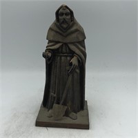 RELIGIOUS FIGURE WOOD CARVING DAMAGED