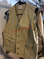 Filson Seattle Khaki Vest (back room closet)