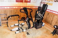 Several Pieces of Workout Equipment