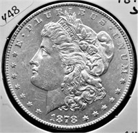 1878 S MORGAN DOLLAR CHOICE BU