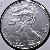 2011 W SILVER EAGLE  GEM