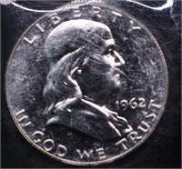 1962 PROOF FRANKLIN HALF DOLLAR