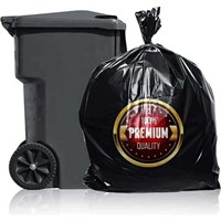 45x40 inch 55 Gallon Trash Bags  Heavy Duty Outdoo
