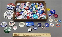 Collection of Political Pinback Buttons