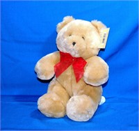 Super Soft Stuffed Teddy Bear with Red Ribbon