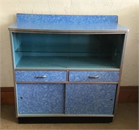 ARBORITE SIDEBOARD VINTAGE BLUE MCM