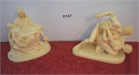 2 Small Statues "Lotta" & "Pieta"