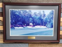 FRAMED & MATTED PRINT OF AUGUSTA NATIONAL ...