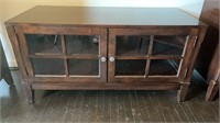 Wood TV stand