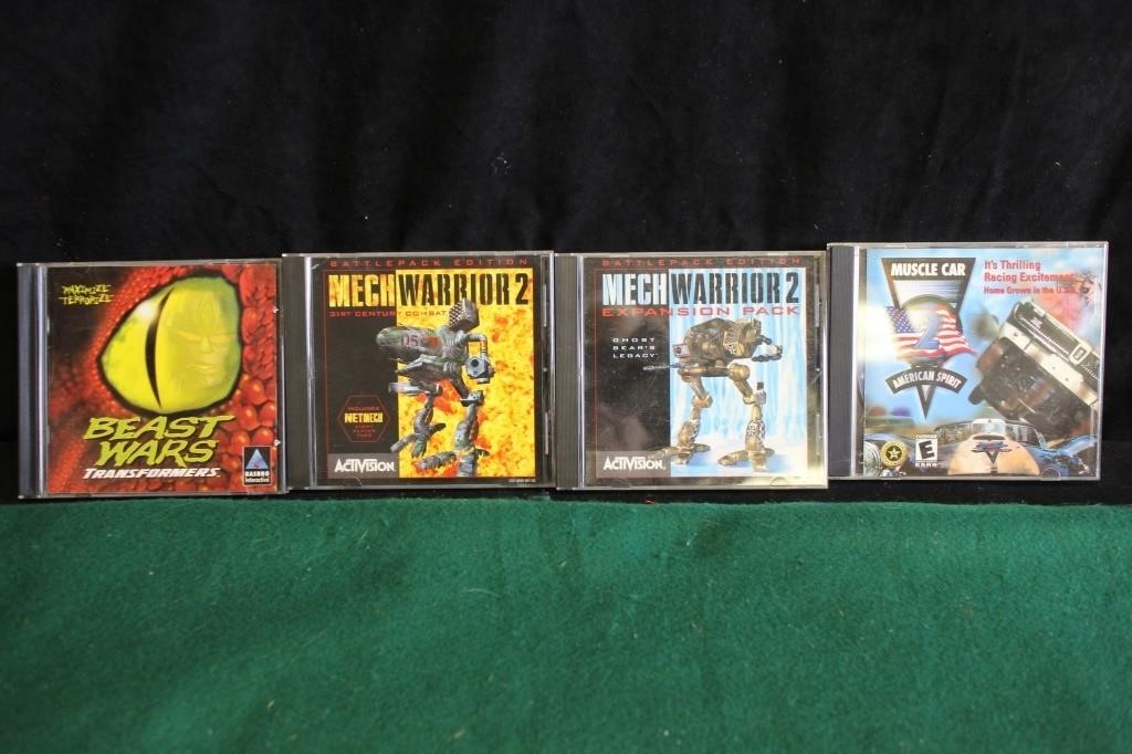 Collection of 4 Computer Games