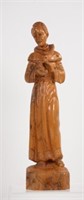 Carved Wood Figure, St. Francis of Assisi