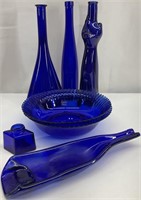 Colorex Cobalt Blue Glass Bowls & More