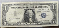 Silver certificate 1957 $1 bank note