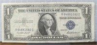 Silver certificate in 1935 $1 bank note