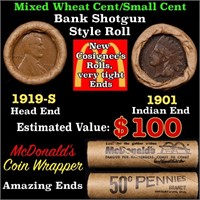 Small Cent Mixed Roll Orig Brandt McDonalds Wrappe