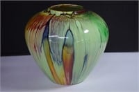 Colorful Paint Drip Vase