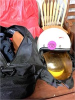 Bags and Helmet