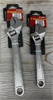 (2) Adjustable Wrenches
