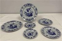 Spode Blue Bowpot China, England