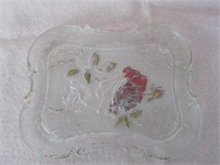 Victorian goofus glass dresser tray 10x8.5