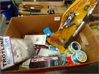 BOX WITH FISHING ROD AND REEL & TACKLE