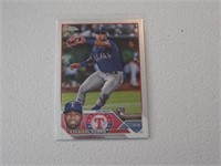 2023 TOPPS CHROME EZEQUIEL DURAN RC RANGERS