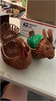 Easter and Thanksgiving wicker basket