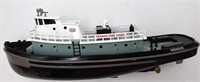 Fire Chief Tugboat Texaco Die cast Coin Bank Boat