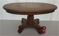 Pedestal Wooden Coffee Table.  33x23