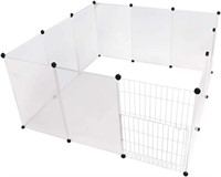 Susupet Plastic Puppy Playpen DIY Pet Pen