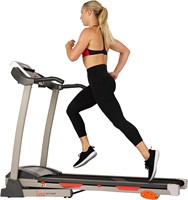 Sunny Health & Fitness Folding Treadmill Gray