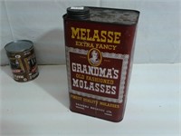 Contenant vintage Grandma's Molasses