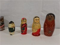 4 poupées Russe
