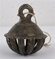 Antique Brass Claw Temple Elephant Bell