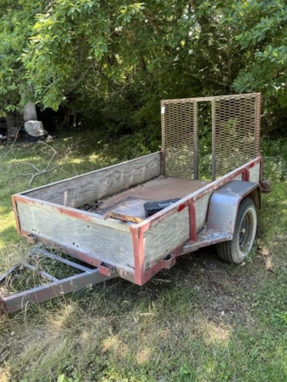 5X8 feet bumper pull trailer