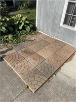 25 Decorative patio stones 16x16 each