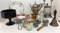 Vintage kitchenwares and home decor.