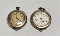 (2) Ladies Elgin Pocket Watches (For Parts Or