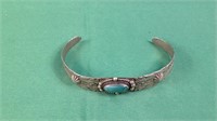 Vintage sterling and turquoise bracelet