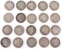 90% SILVER BARBER DIMES - LOT OF 20