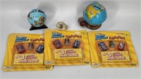 TOPPS WACKY PACKAGES ERASERS & GLOBES