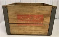 Sealtest Dairy Products wood crate