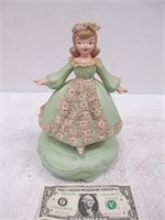 Vintage Female Figurines Carousel Style Music