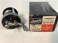 Vintage Langley Casting Reel W/Original Box